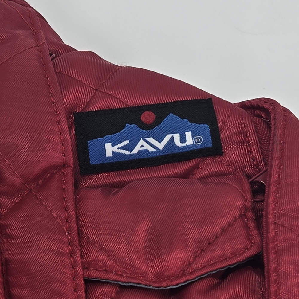 Kavu Rope Puff Sling Crossbody Backpack Travel Quilted Scarlett Single-Strap Bag - Picture 2 of 6
